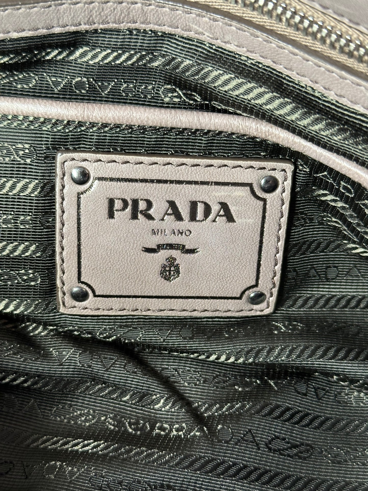 Prada Napa Leather bag Grayish-Taupe