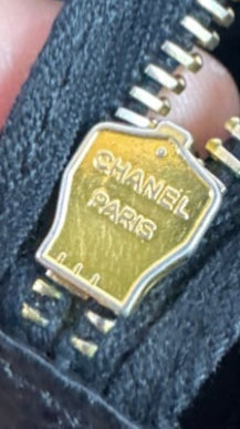 Chanel Logo Caviar Leather Tote