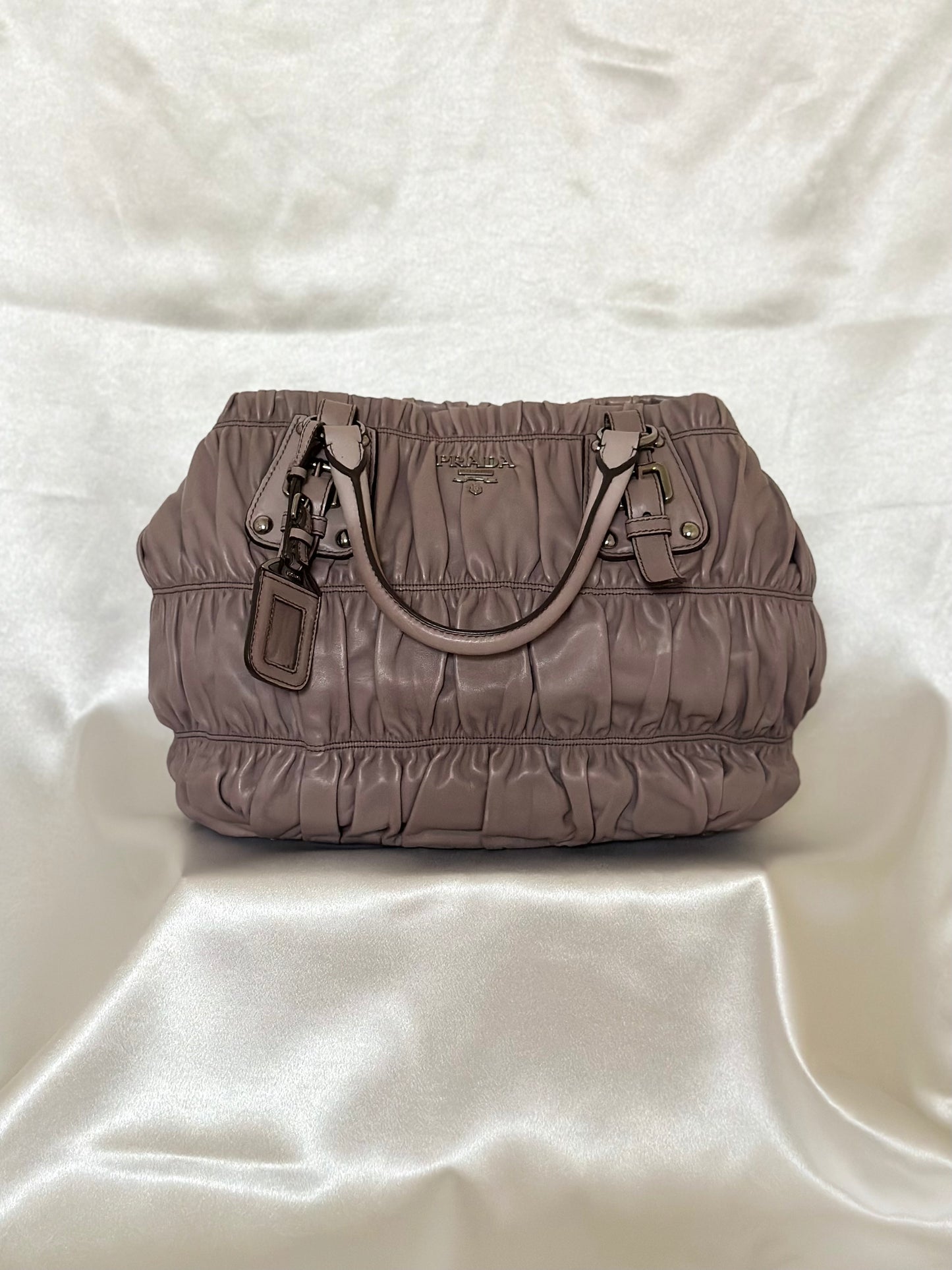Prada Napa Leather bag Grayish-Taupe