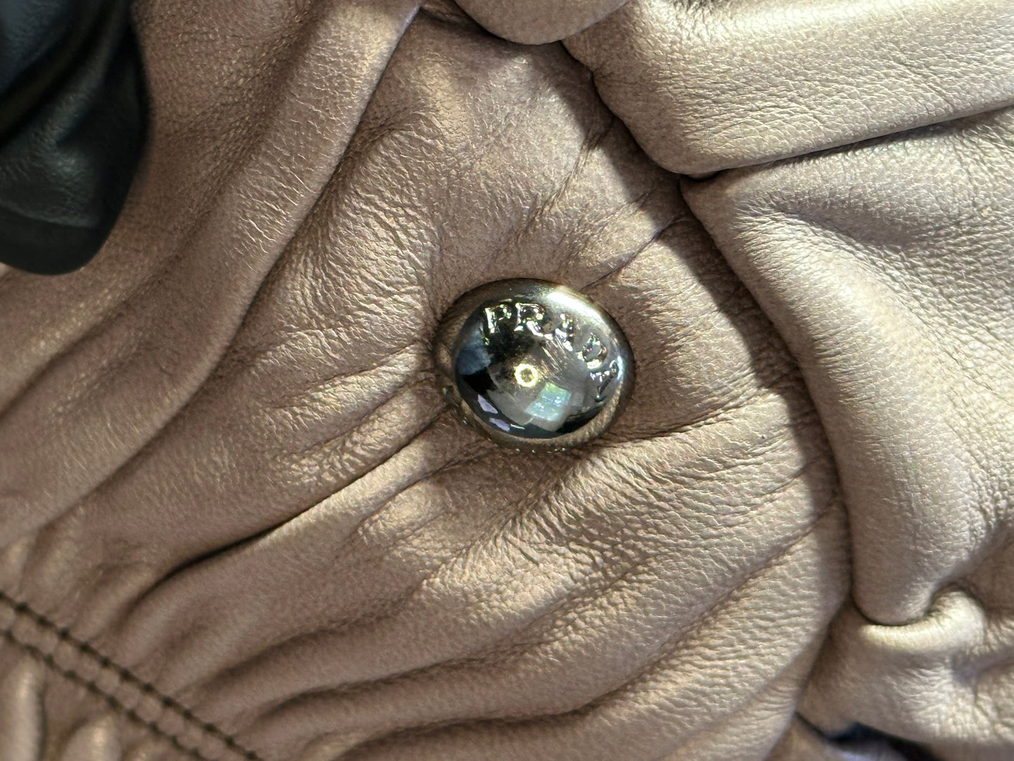 Prada Napa Leather bag Grayish-Taupe