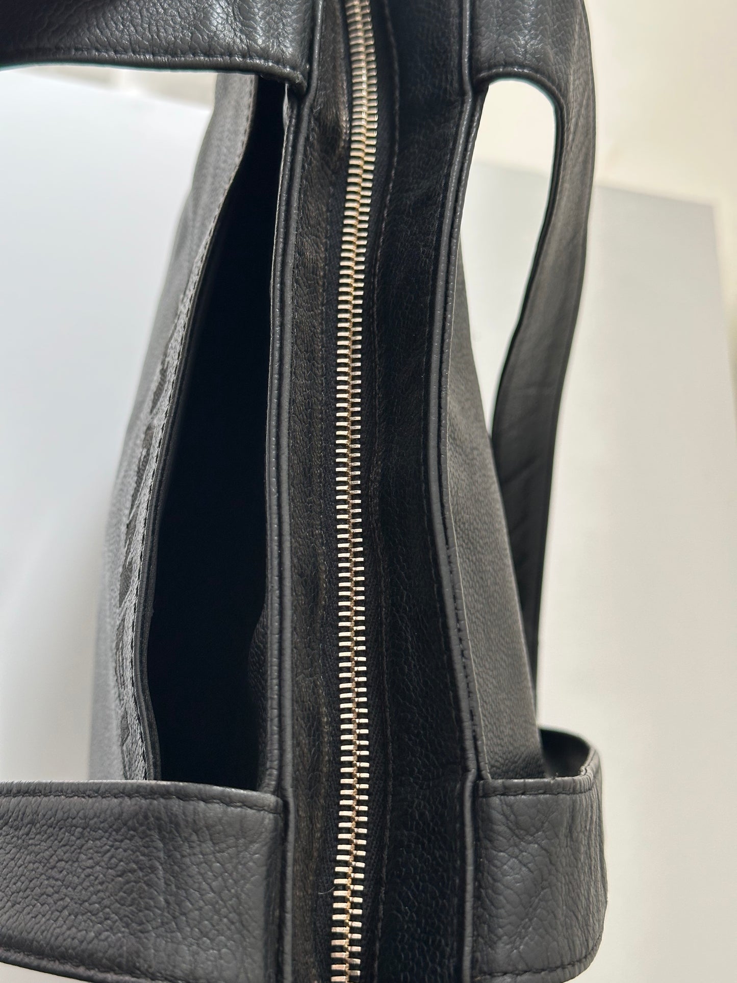 Chanel Logo Caviar Leather Tote